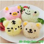 Bento gấu ếch hổ heo