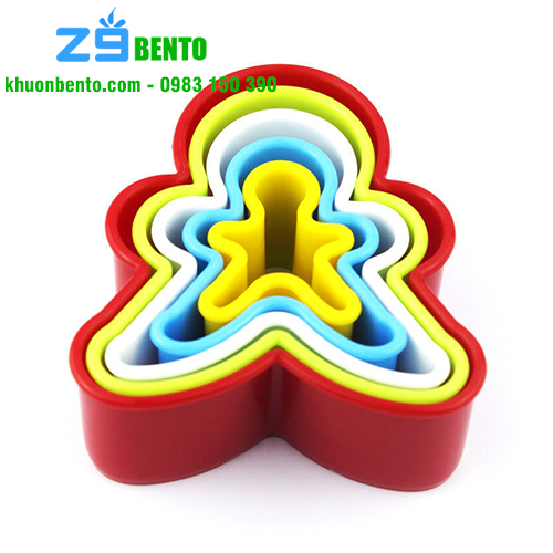  Bộ cutter đa năng nhựa hình người
