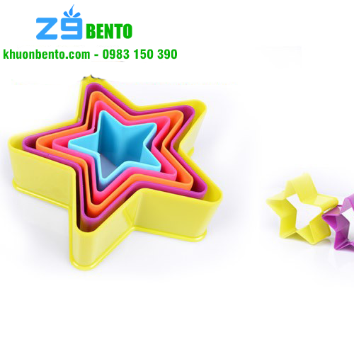  Bộ cutter đa năng nhựa hình sao